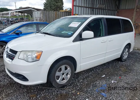 2013 Dodge Grand Caravan Sxt из США, поврежденный, VIN 2C4RDGCG0DR521082